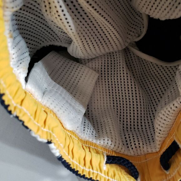 Tropical Escape Boys Size 4 Swim Trunks Shorts 2 Side Pockets Blue/White Elastic - Picture 9 of 12